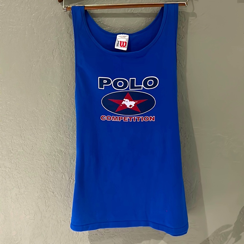 Wilson Athletic tank top Polo competition blue